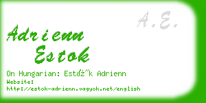 adrienn estok business card